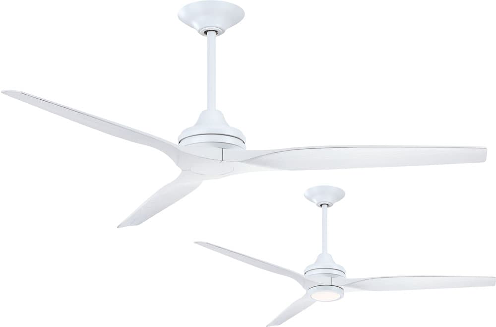Fanimation MAD6721MW Spitfire Contemporary Matte White LED Ceiling Fan ...