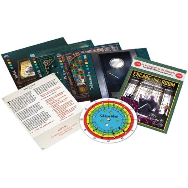 ThinkFun Escape The Room Secret Of Dr. Gravely's Retreat Board Game ...