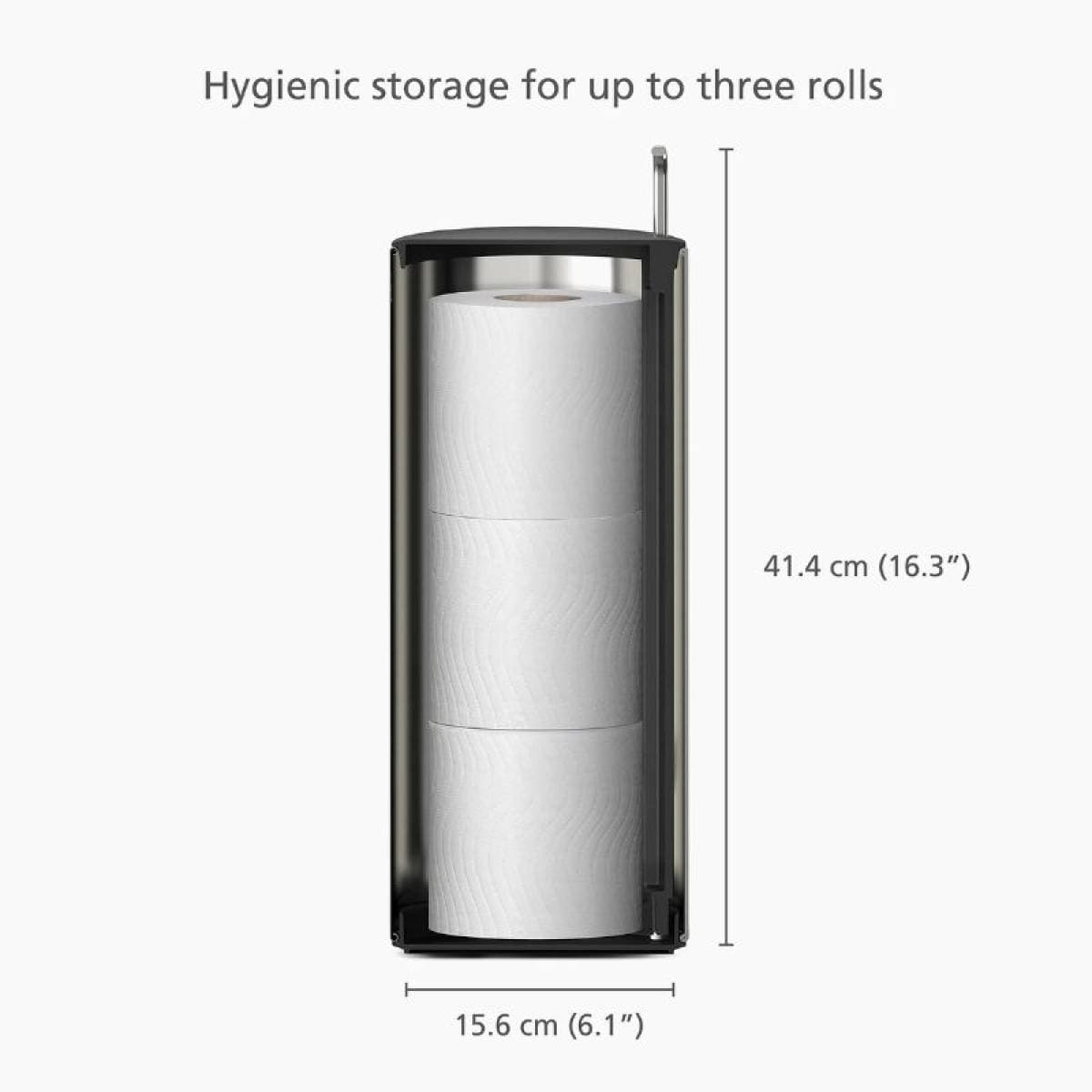 Joseph Joseph Easystore™ Luxe Stainless-steel Concealed Toilet Roll ...