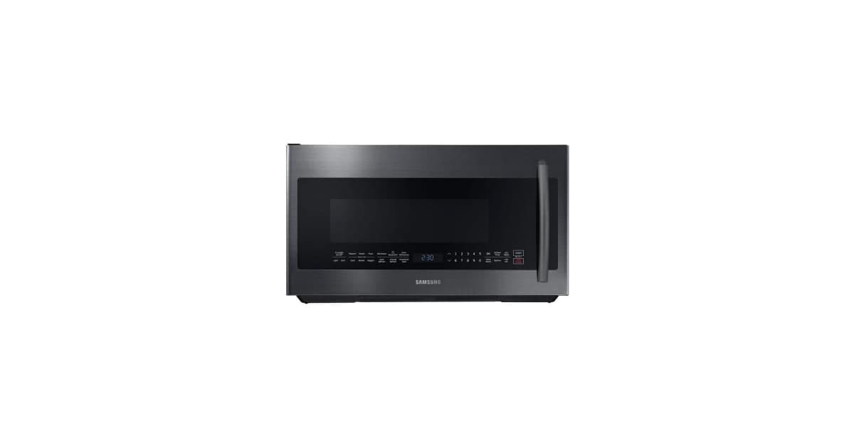 Samsung ME21K7010DG 30 Inch Wide 2.1 Cu. Ft. Over the Range Microwave ...