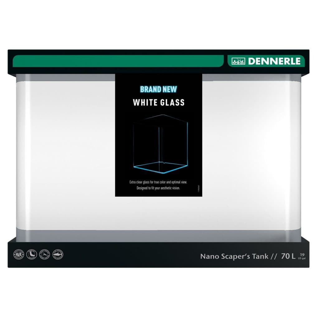 Dennerle Nano Scapers Tank - 70 L White Glass (50cm x 39cm x 36cm ...