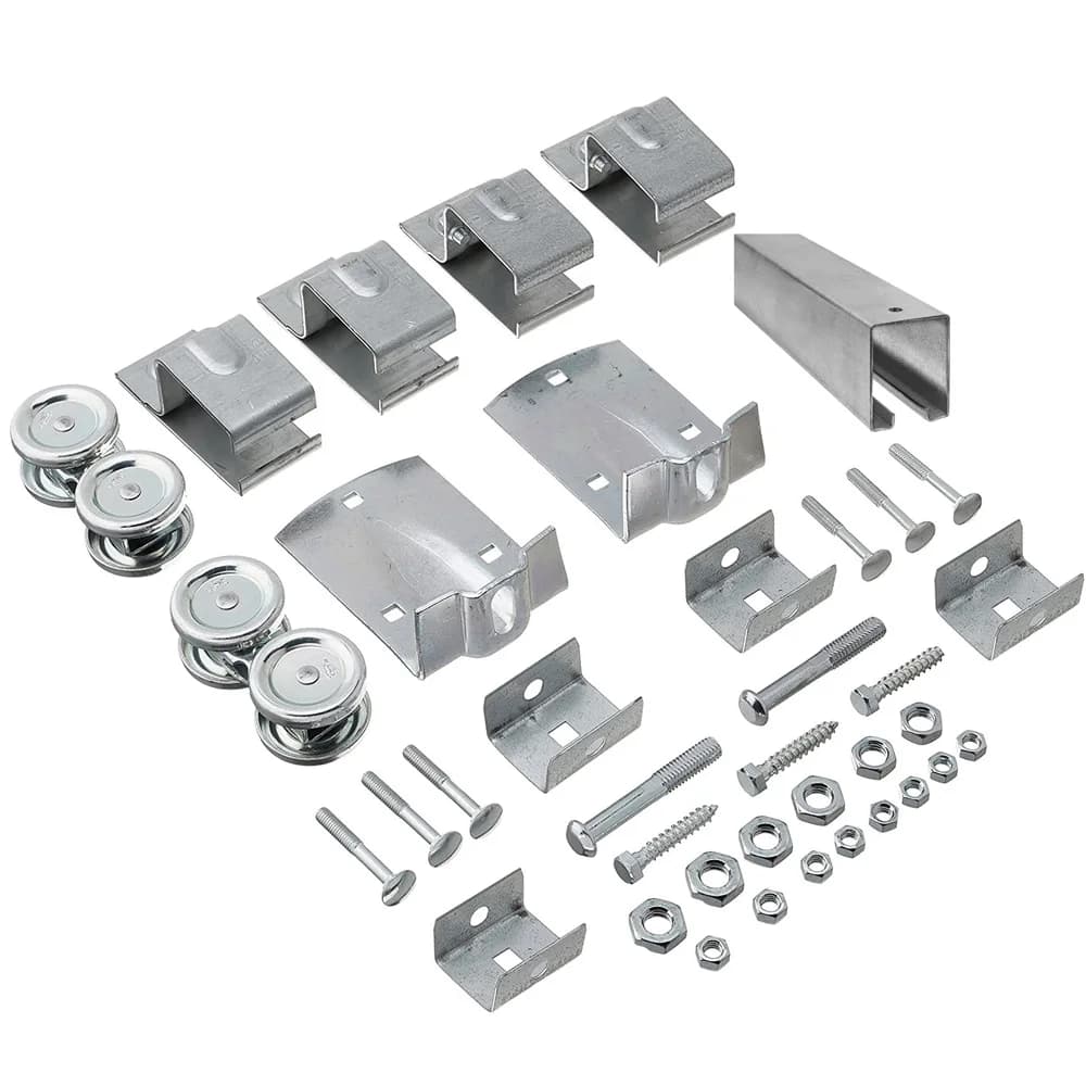 Farmhouse Sliding System Black Box Rail Heavy Duty Barn Hardware ...
