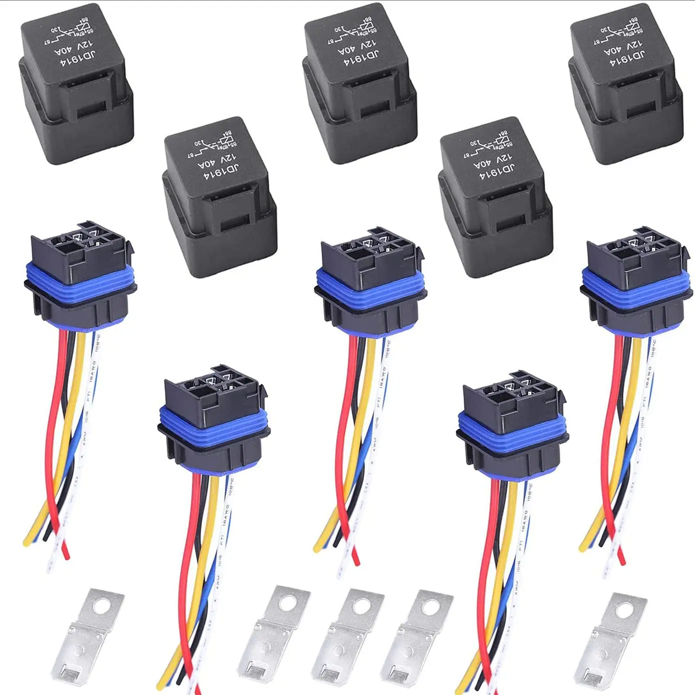 Car Relay 12v Universal Automotive Relay Kit - 4 Pin Waterproof