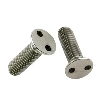 2 Hole Pig Nose Flat Head Security Anti-theft Bolt And Screws Tamper ...