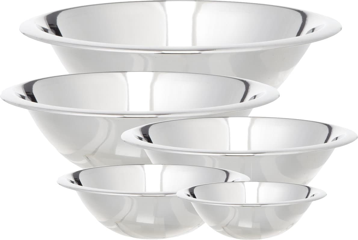 Cook Pro 5 Piece Stainless Steel Mixing Bowl Set & Reviews | Wayfair