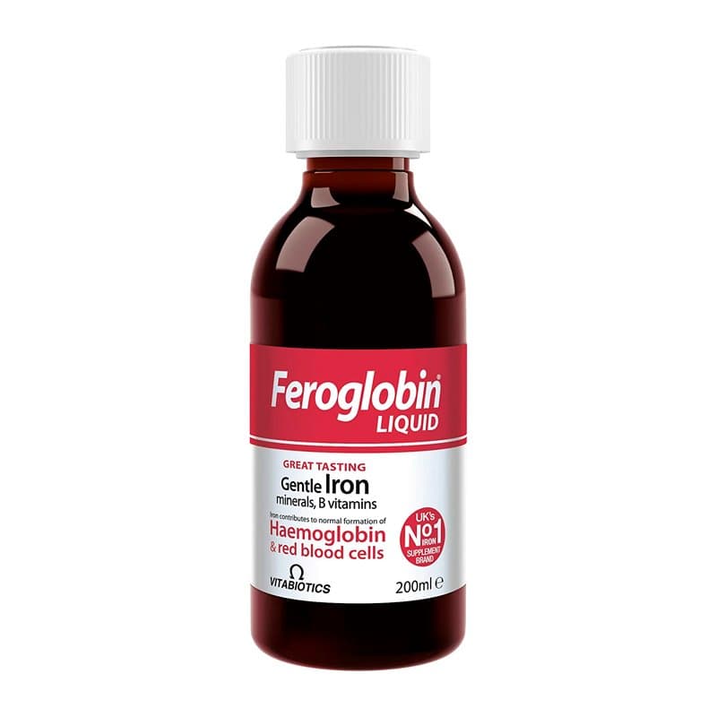 Витамины Vitabiotics Feroglobin Liquid 200 мл - BOOMSHOP