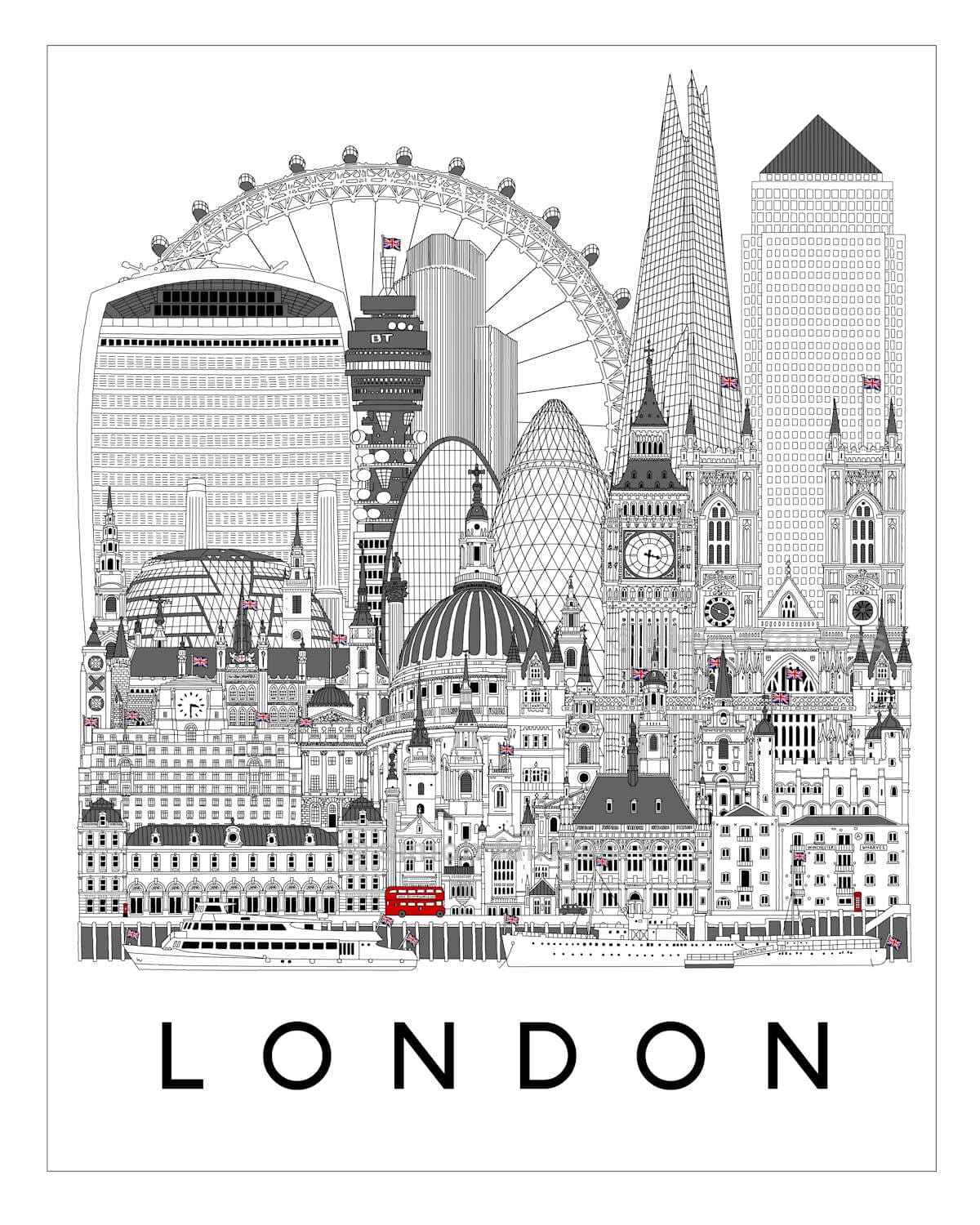 Framed London Art at Savannah Buckmaster blog