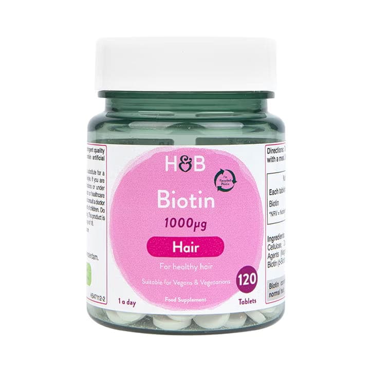 Holland & Barrett Biotin 1000ug 120 Tablets Biotyna Sklep Swanson