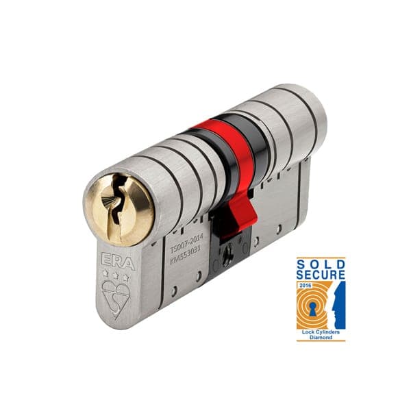 ERA Fortress 3 Star Double Euro Cylinder - Solid As A Lock Hardware