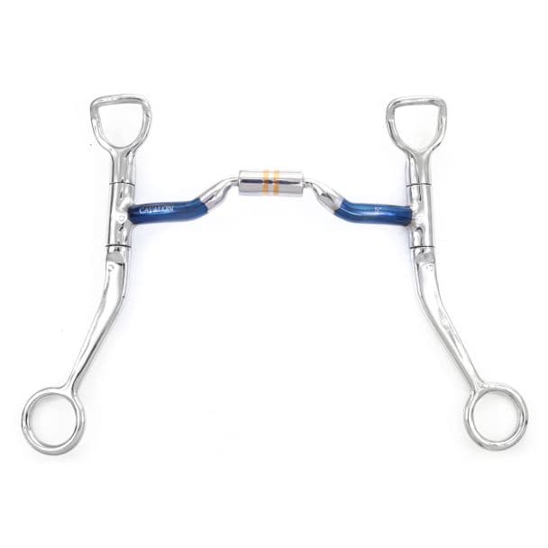 Western Flat Shank Sweet Iron Low Port Barrel Curb Bit - The Stagecoach ...