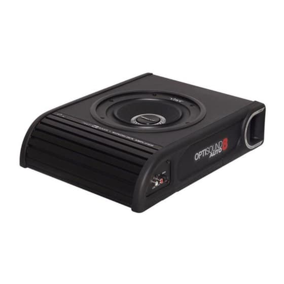 VIBE OPTISOUND AUTO 8 INSTRUCTION MANUAL Pd…
