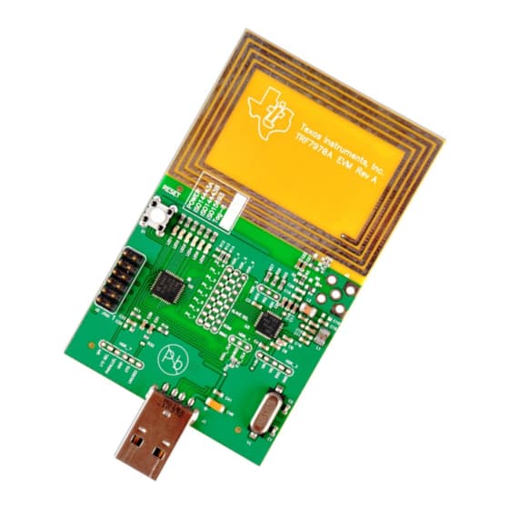 TEXAS INSTRUMENTS TRF7970A INSTRUCTION MANUAL Pdf Download | ManualsLib