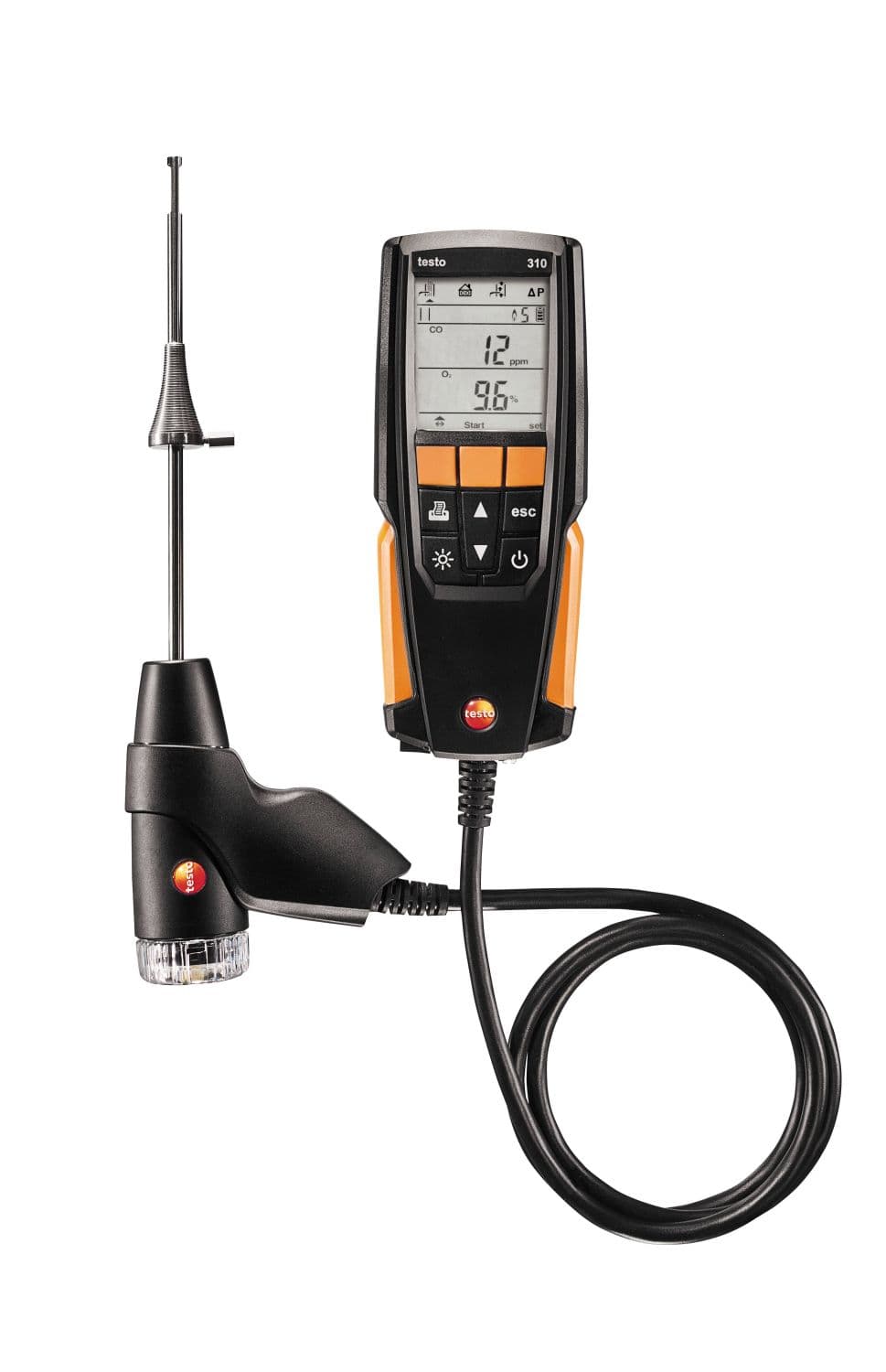 testo 310 Combustion Analyzer | Combustion flue gas analyzer ...