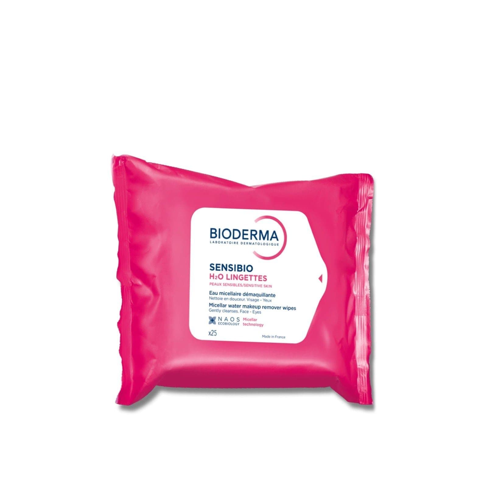 Bioderma Sensibio H2O Micellar Water Makeup Remover Wipes x25 UK