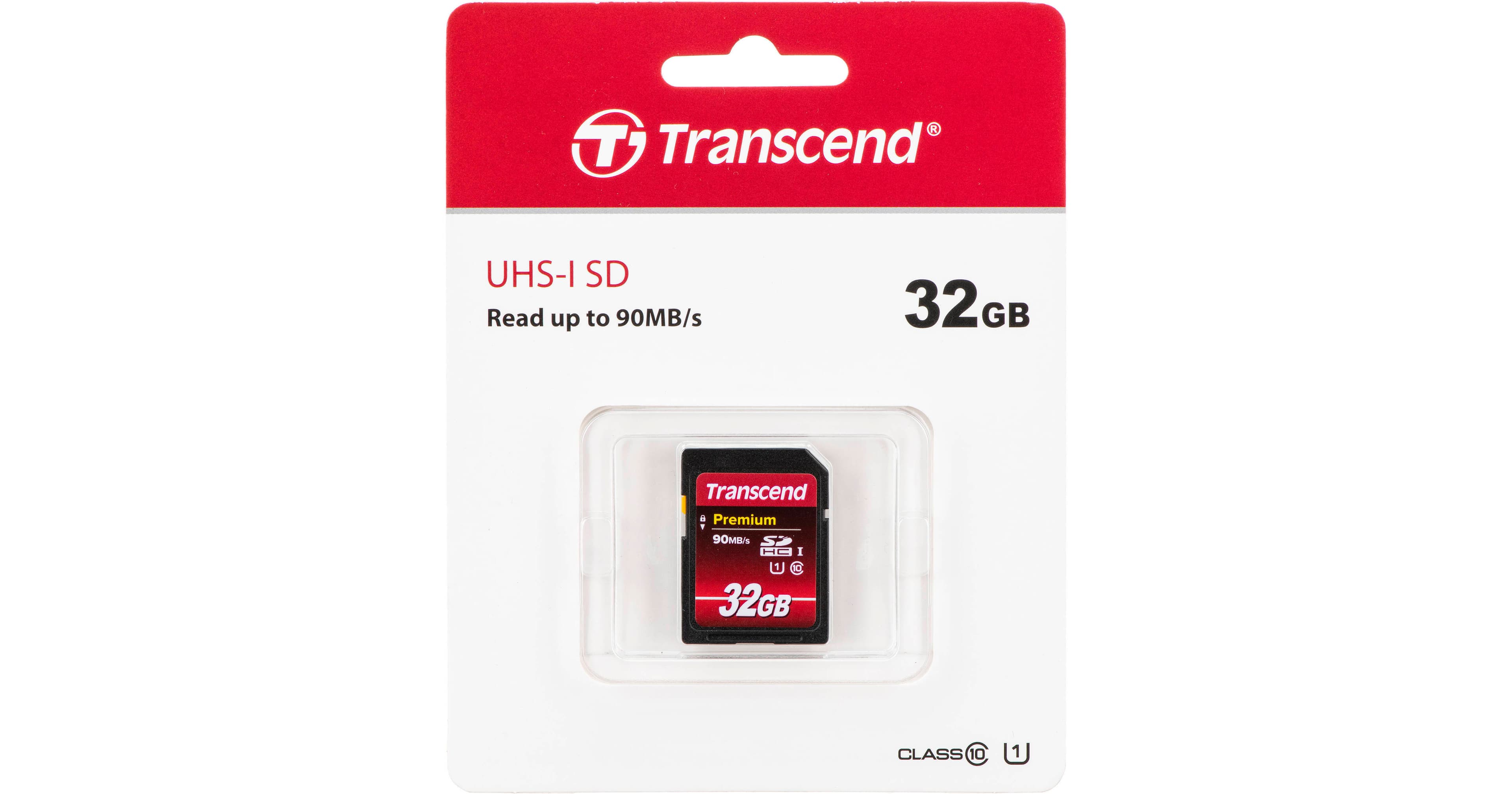 Transcend 32GB Premium UHS-I SDHC Memory Card TS32GSDU1 B&H