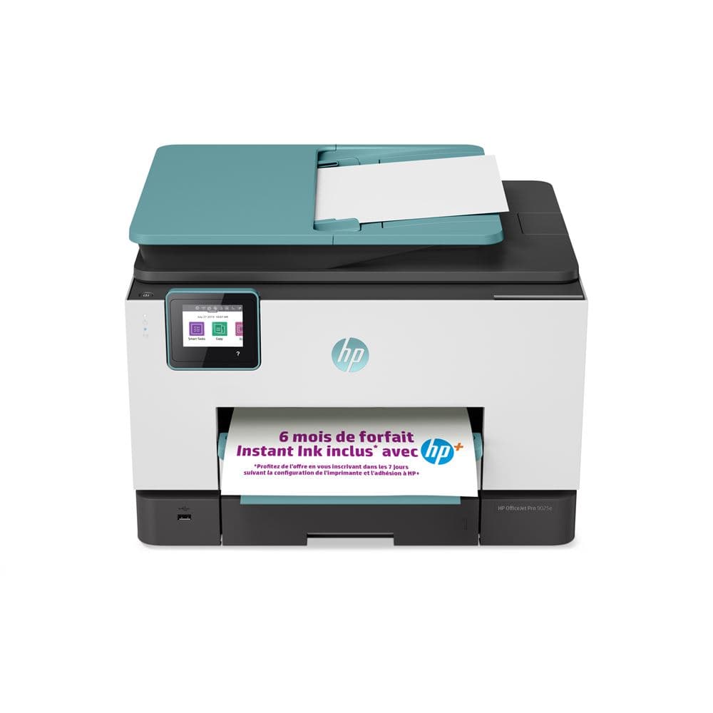 Imprimante Tout-en-un HP OfficeJet Pro 9025e Noir et vert - Imprimante ...