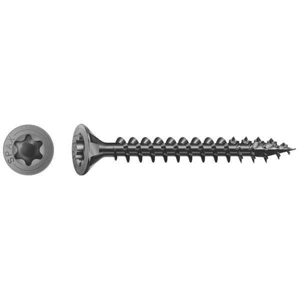 SPAX 604401Universal Screw 3 x 16mm T-Star Plus Steel Black BLAX 200pc ...