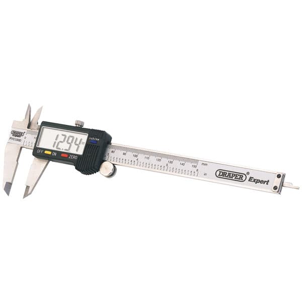 Draper Expert 52427 0-150mm/0-6" Digital Vernier Caliper | Rapid ...