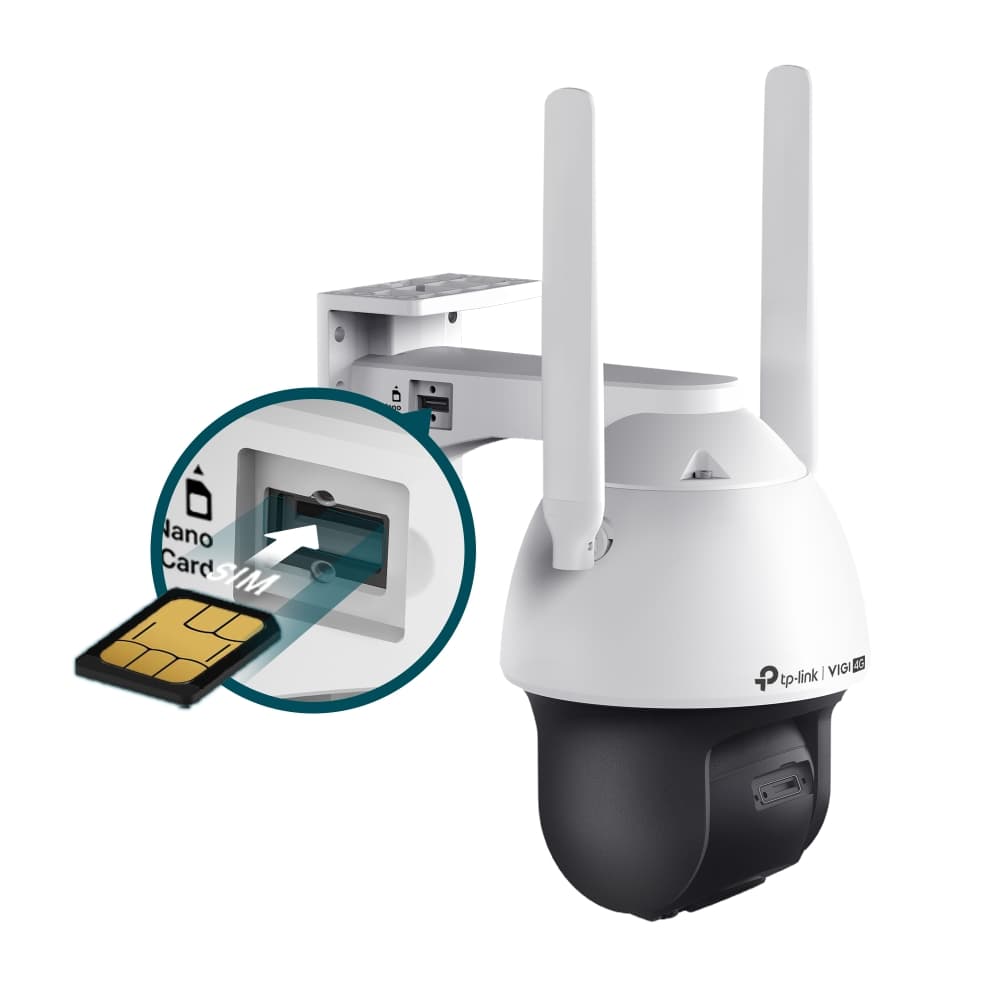 VIGI C540-4G | VIGI 4MP Outdoor Full-Color 4GPan Tilt Network Camera ...