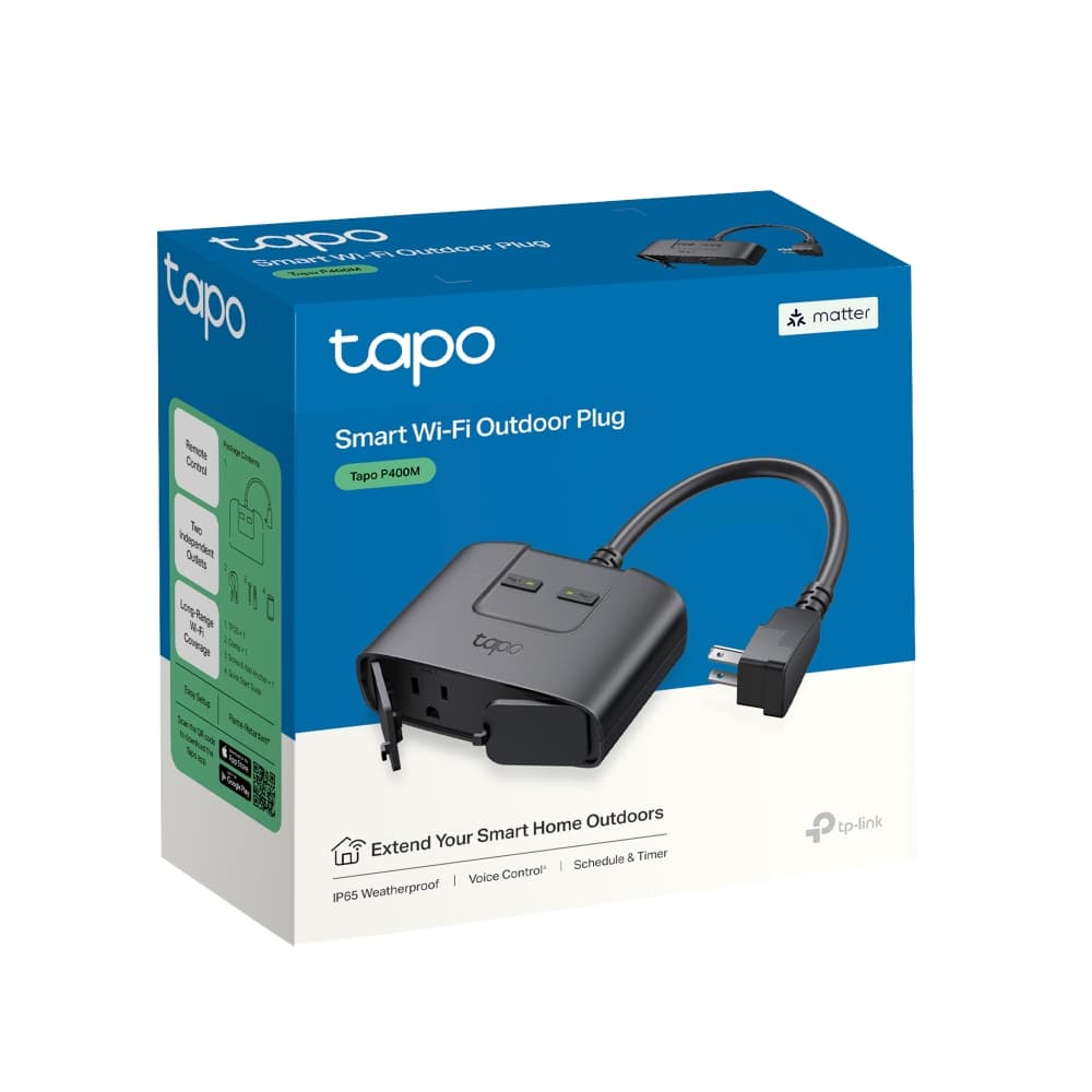 Tapo P400M | Smart WiFi Outdoor Plug | TP-Link