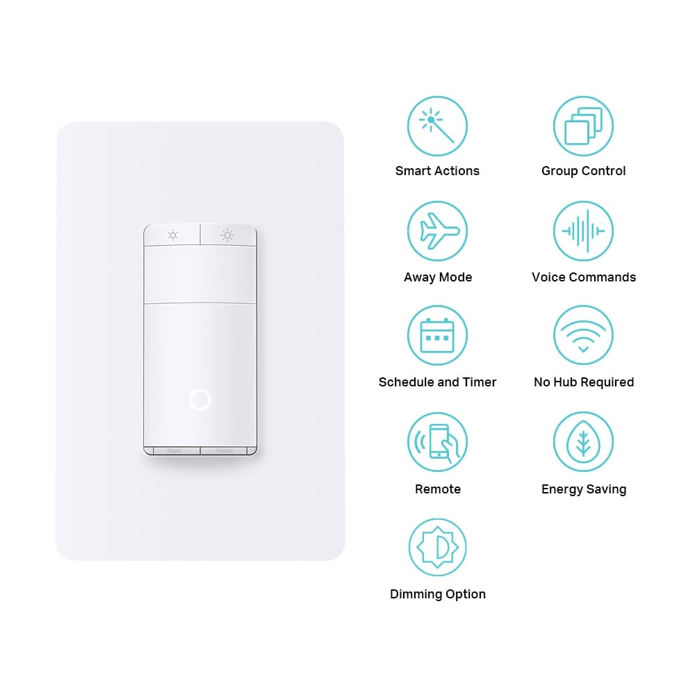 KS220M | Kasa Smart Wi-Fi Dimmer Switch, Motion-Activated | TP-Link