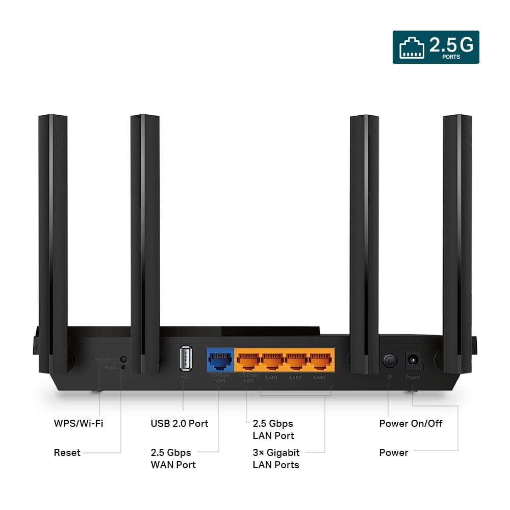 Archer AX55 Pro | AX3000 Multi-Gigabit Wi-Fi 6 Router with Two 2.5G ...
