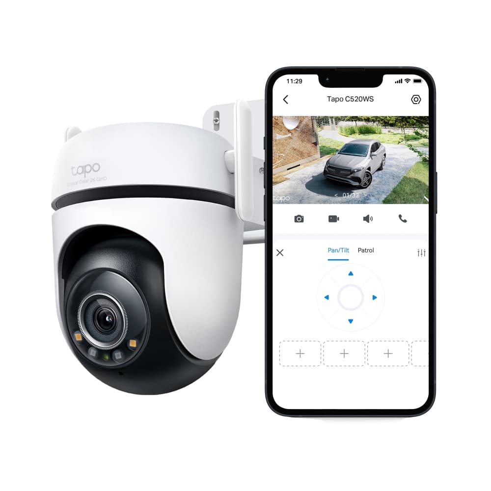 Tapo C520WS | Outdoor Pan/Tilt Security Wi-Fi Camera | TP-Link