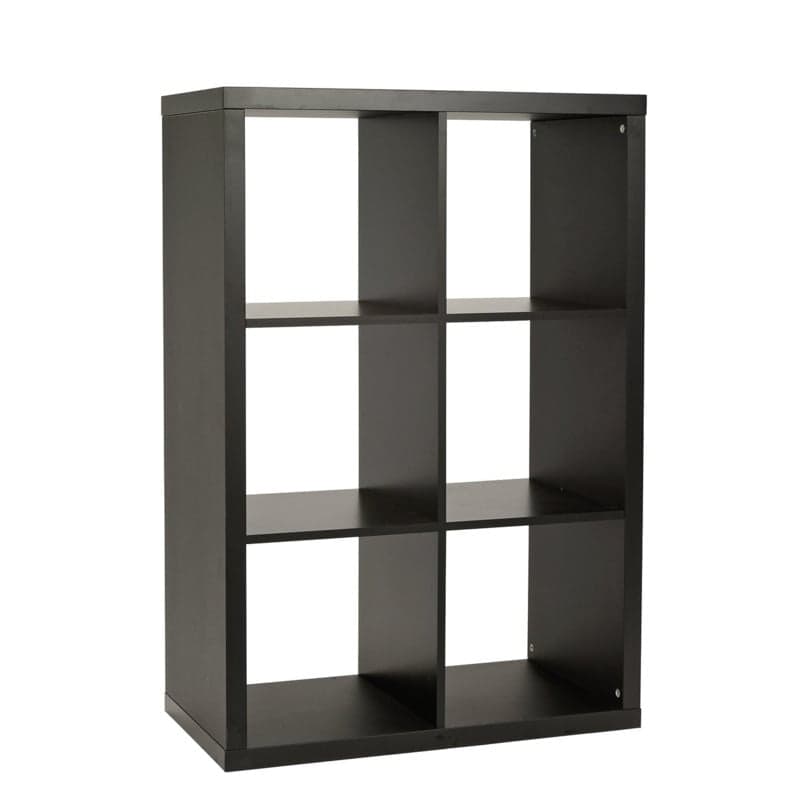 Habitat Squares Plus 6 Cube Storage Unit - Black by Argos | ufurnish.com
