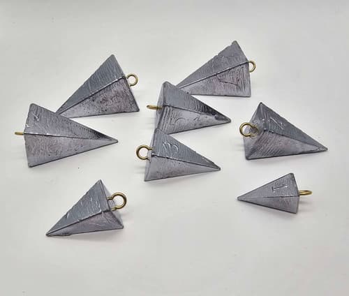 Pyramid Lead Sinkers | First Flight Lures