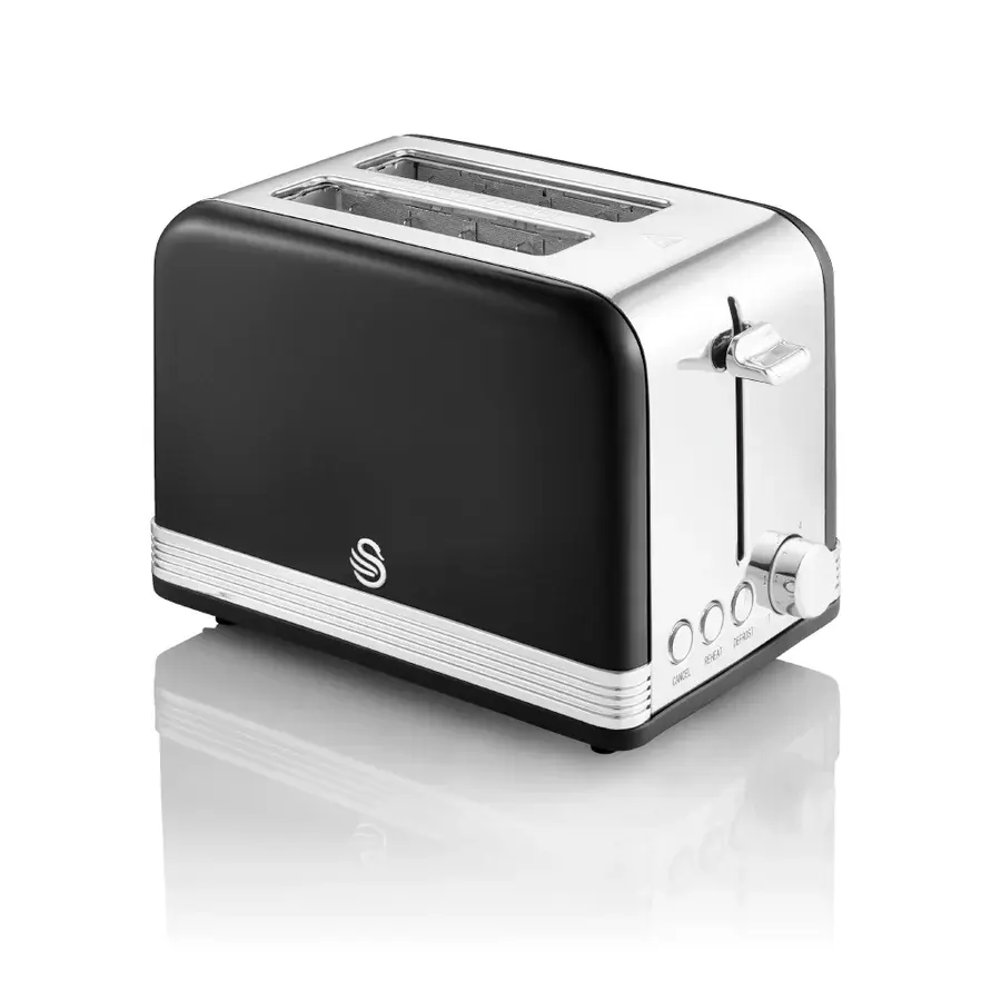 Swan 2 Slice Retro Toaster | Divine Appliances