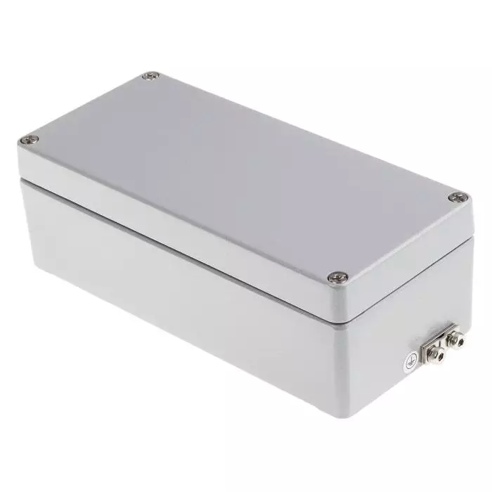Buy RS PRO Aluminium Enclosure IP65 IP66 IP67 IP68 Grey Lid 57 x 175 x ...