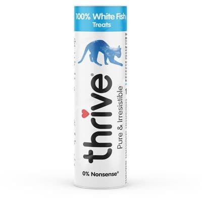 Thrive 100% Freeze Dried White 🐠 Fish 🐱 Cat Treats