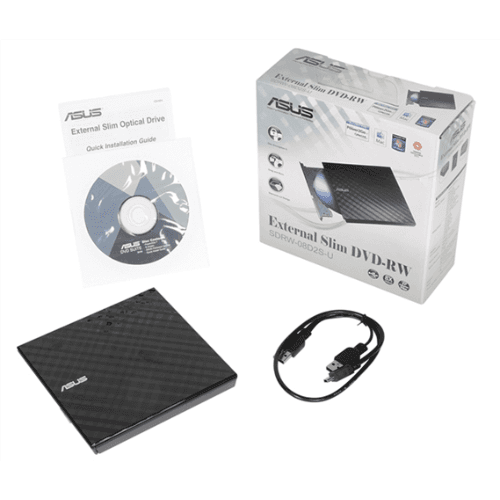 ASUS SDRW-08D2S-U LITE - USB portable External 8X DVD Drive