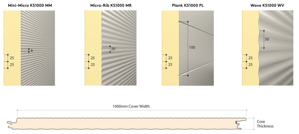 Kingspan KS1000 AWP (Architectural Wall Panels) | STEEL SELECT®