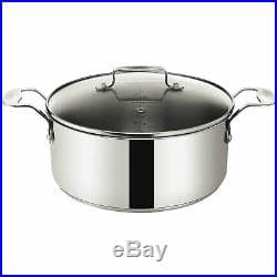 Tefal Jamie Oliver 24cm Stainless Steel Stewpot With Lid Non Stick ...