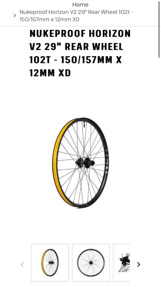 Nukeproof Horizon V2 Carbon Wheelset