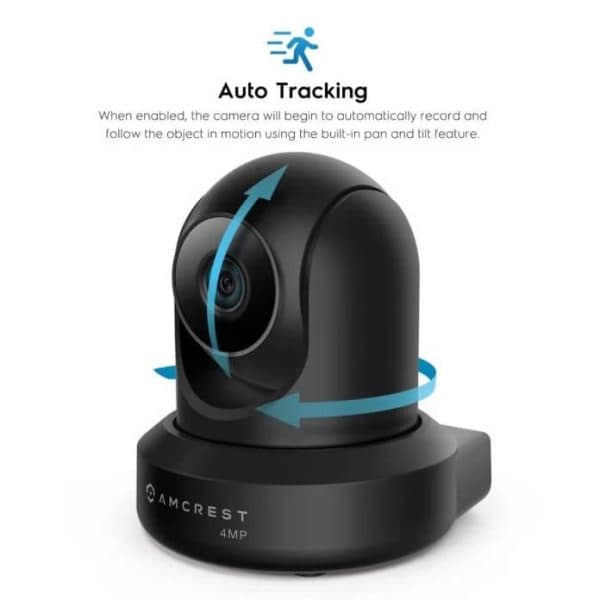 Amcrest 4MP WiFi PTZ Camera (2-way audio, micro-sd, indoor) - IP Cam ...