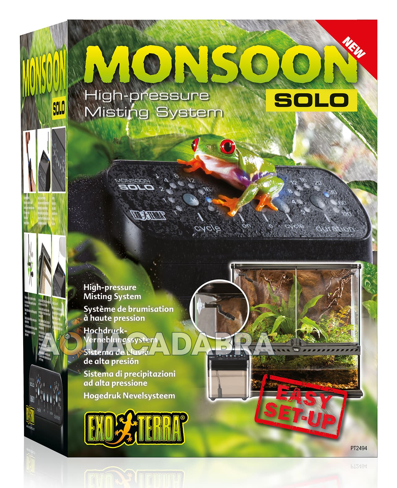 EXO TERRA MONSOON MISTING SYSTEM SOLO MULTI REPTILE AMPHIBIAN FROG ...
