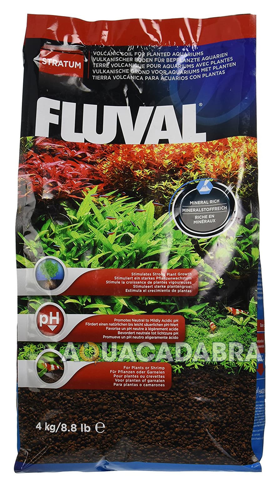 Fluval Plant & Shrimp Stratum Substrate Base Natural Safe Aquarium Fish ...