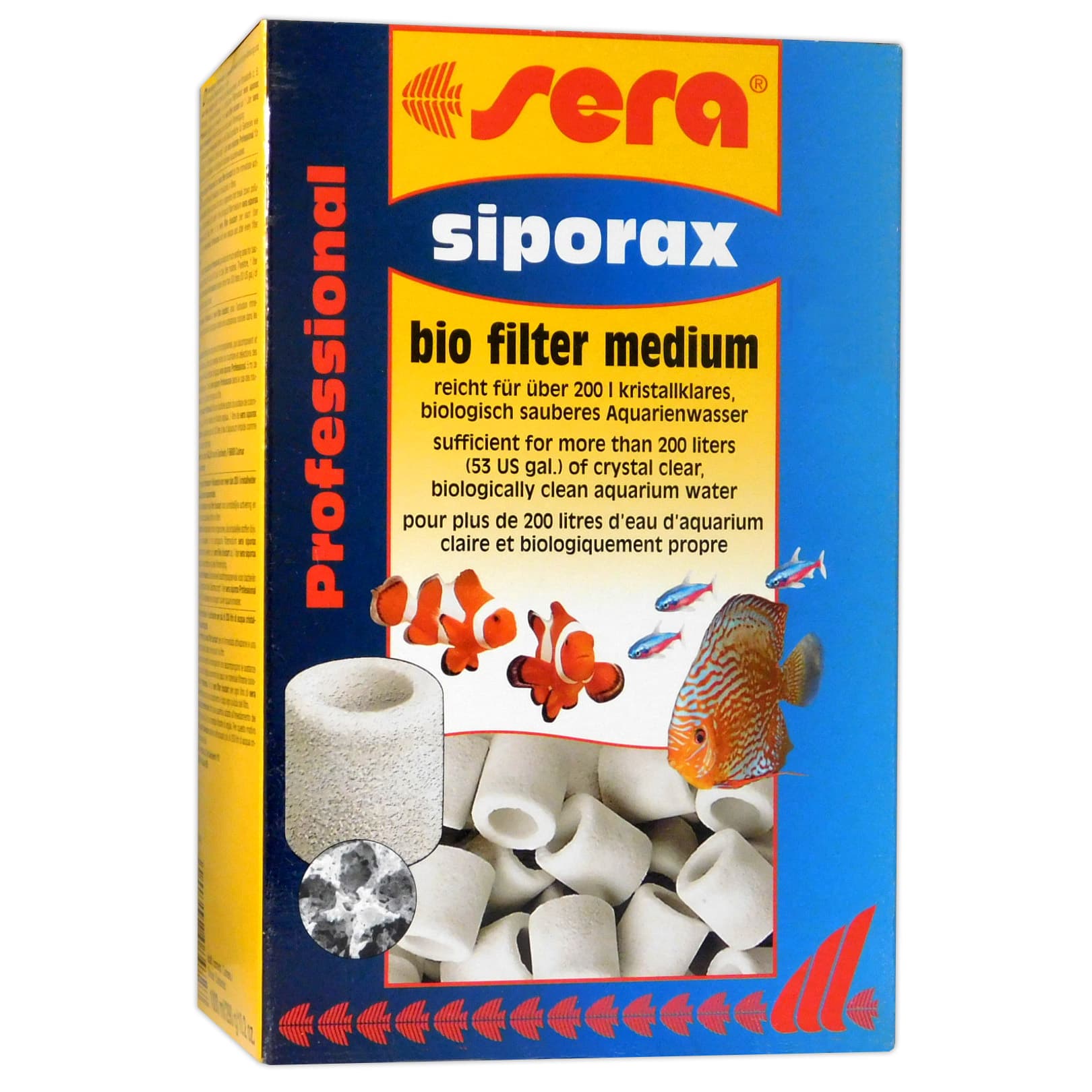 Siporax Professional Ceramic Bio Media Rings Biological Filter Aquarium ...