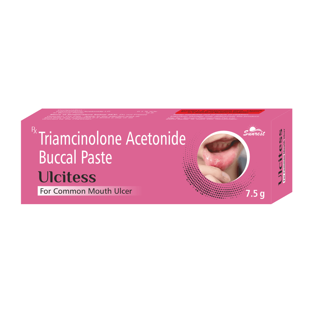 ULCITESS MOUTH ULCER PASTE 7.5 GM – Sunrest Lifescience