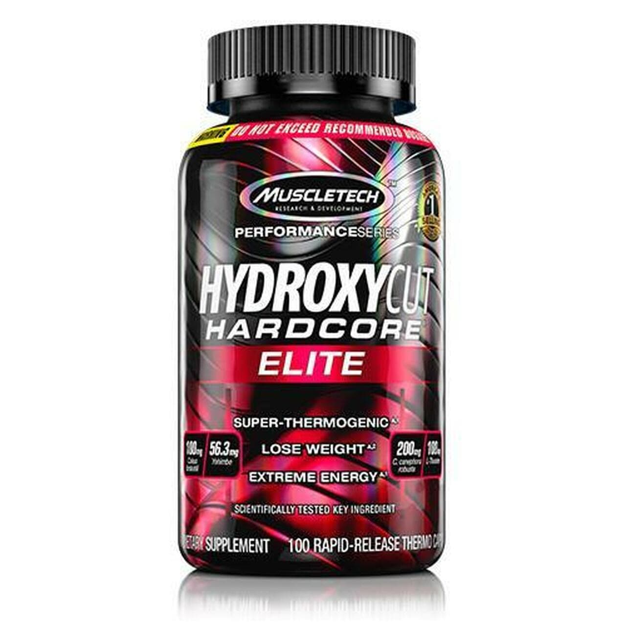 Muscletech Hydroxycut Hardcore Elite 100 Capsules | Super Supplement