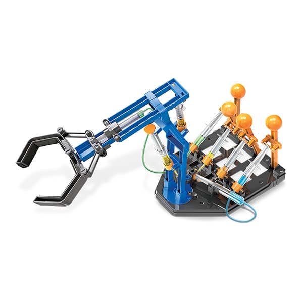 Kit constructie brat hidraulic, Mega Hydraulic Arm, KidzLabs, 4M ...
