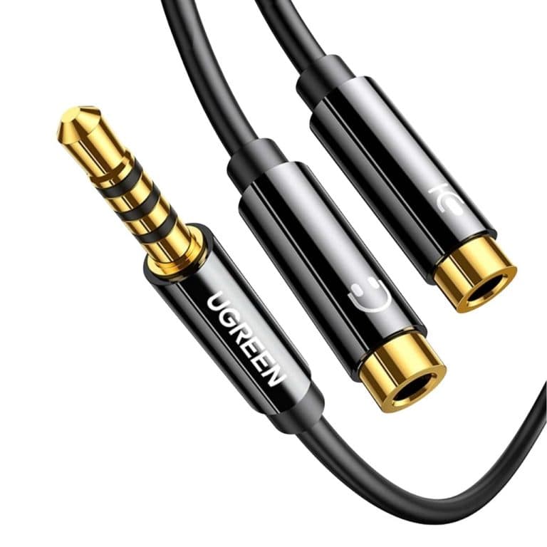 UGREEN 3.5mm Male to Female Audio / Mic Splitter Cable - SWEETLOOT