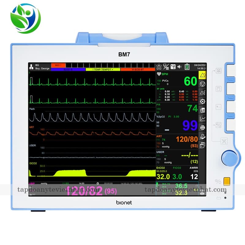 Monitor theo dõi bệnh nhân Bionet BM7 nhập khẩu chính hãng Hàn Quốc