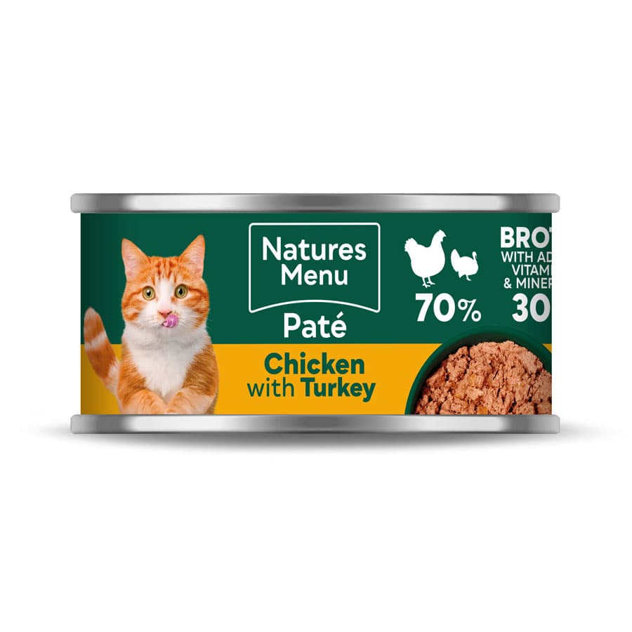 Natures Menu Complete Wet Cat Food Tin Adult Chicken & Turkey 85g ...