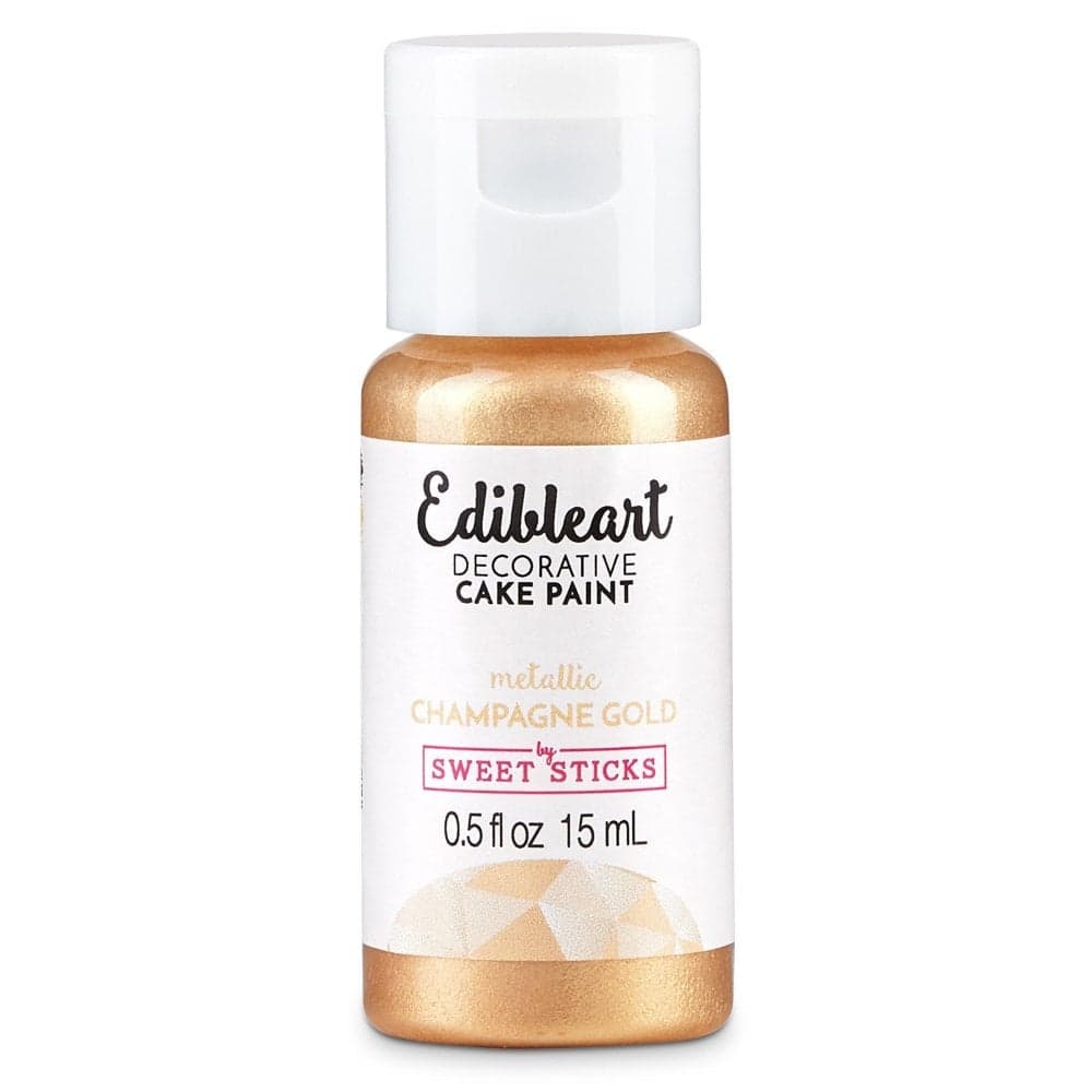 Edible Art Champagne Gold Metallic Paint 15ml by Sweet Sticks