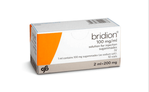 BRIDION (Sugammadex 200 mg/2ml) Inj,1800 889 1064.Uses,Dose