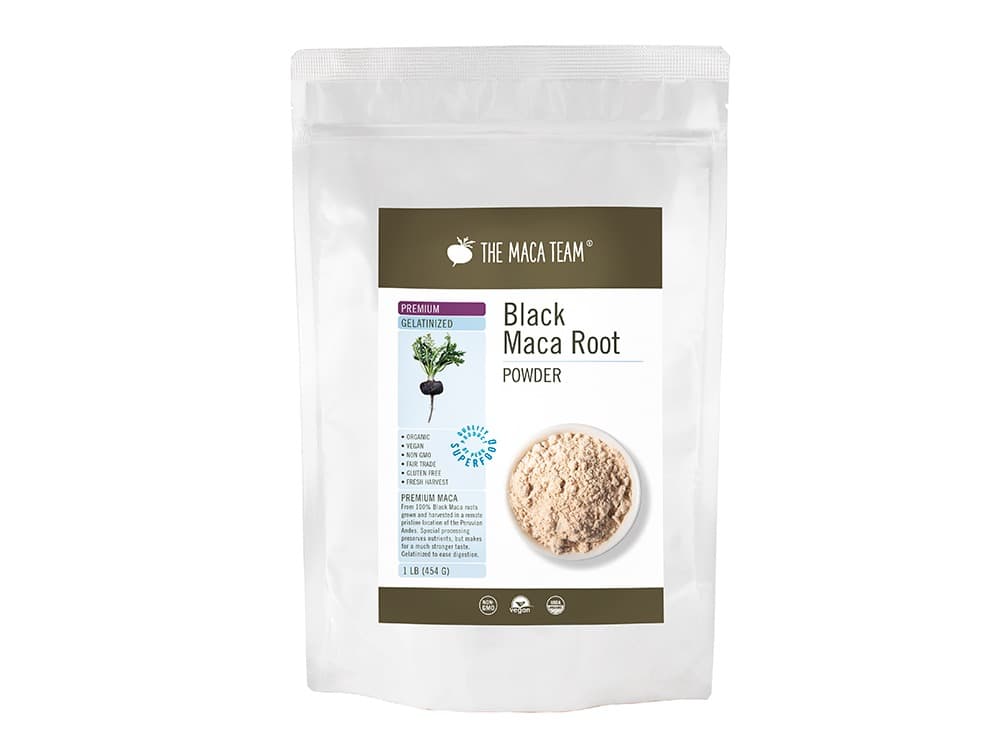 Premium Gelatinized Black Maca Powder – The Maca Team – UK