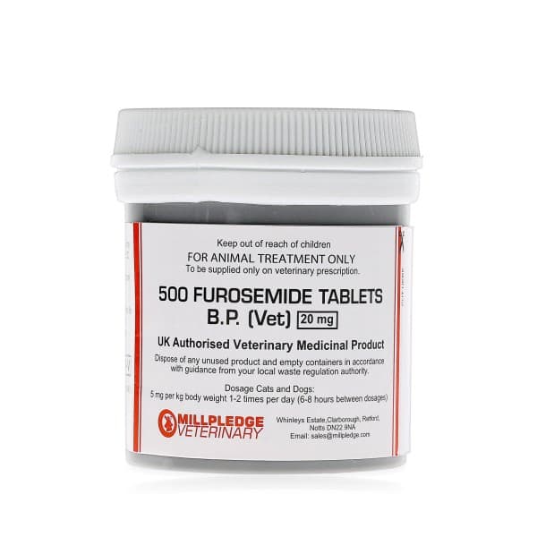 Furosemide Tablets for Dogs and Cats B.P. Vet | The PharmPet Co